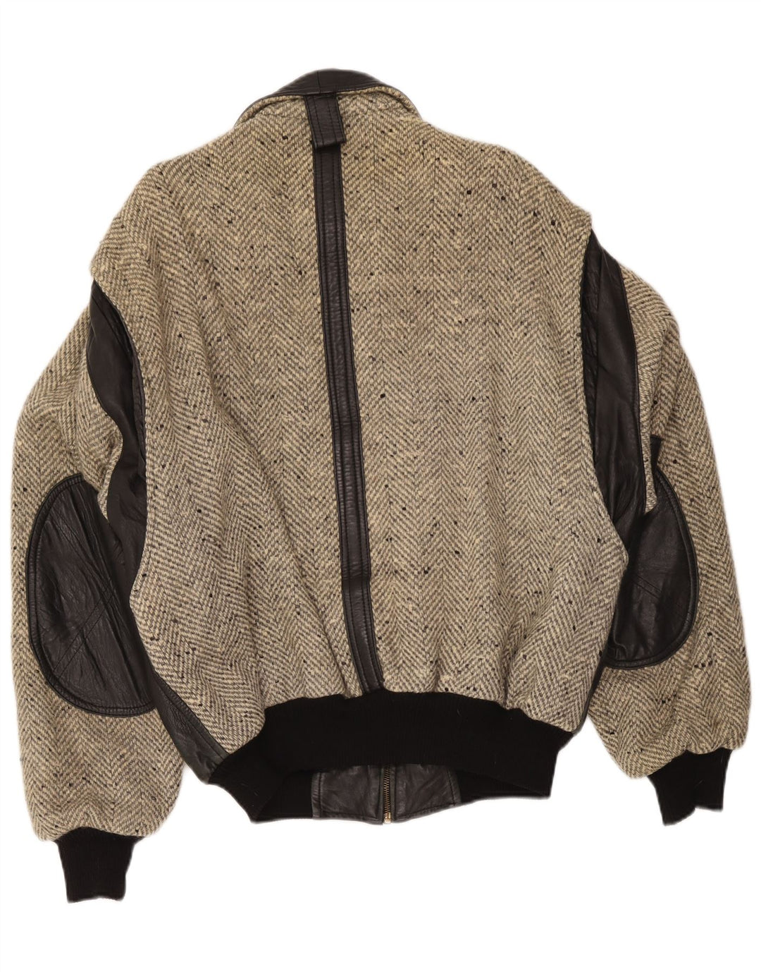Męska kurtka skórzana vintage IT 54 XL w kolorze czarnym