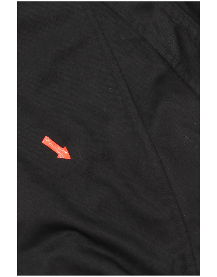 Męska kurtka dresowa Kappa z grafiką 2XL, czarny poliester
