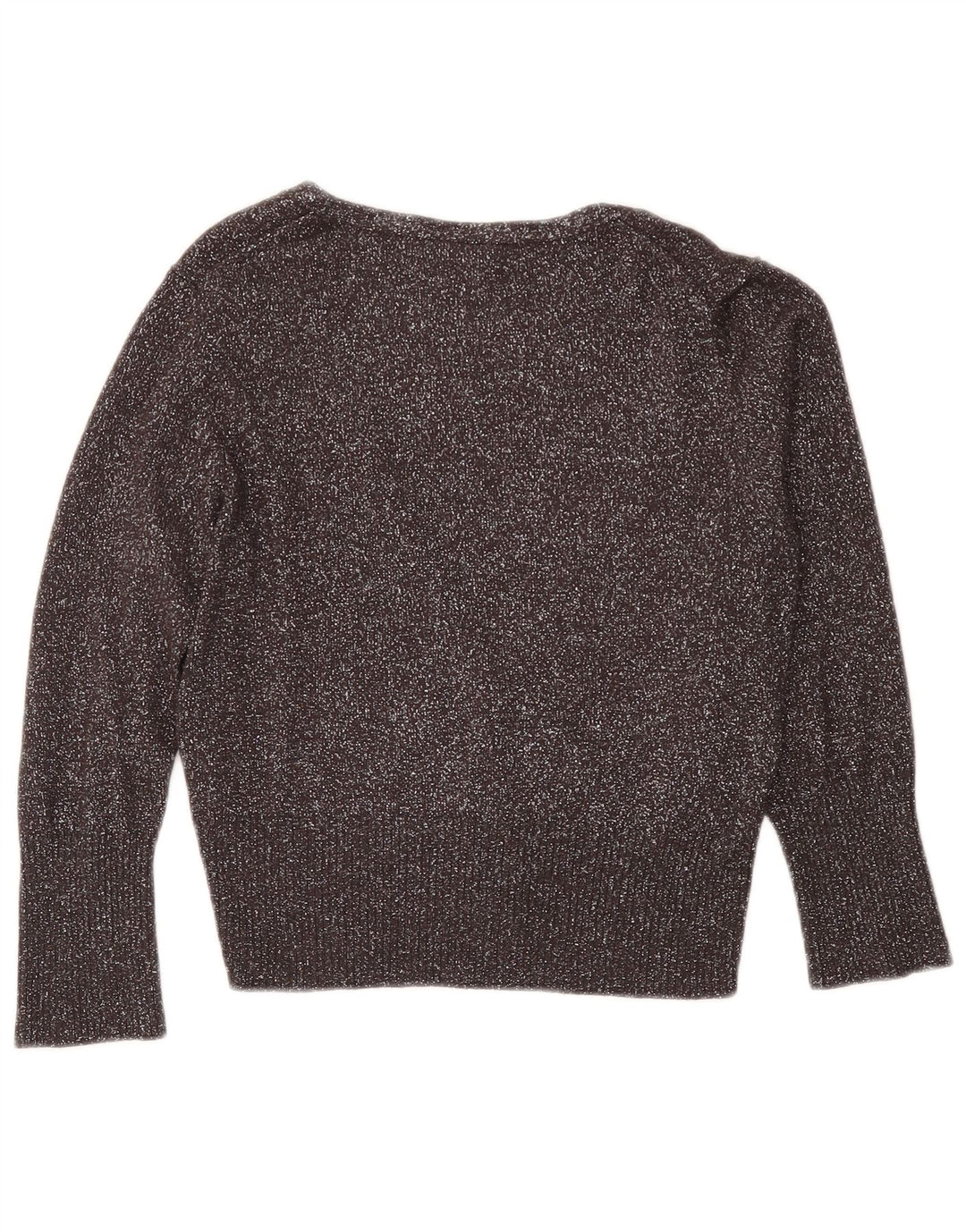Sweter damski Oasis Crop Cardigan UK 12 Średni szary, nakrapiany wiskoza