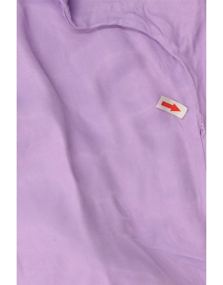 Damska bluzka koszulowa oversize Zara UK 10, mała fioletowa