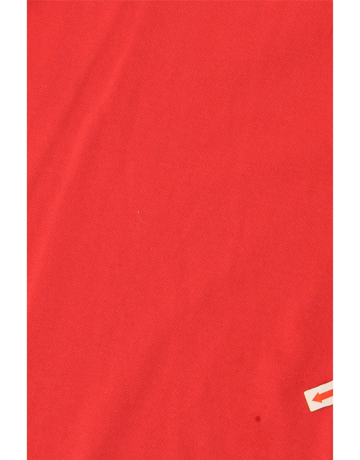 Damska koszulka polo MONCLER UK 12, średnia czerwień