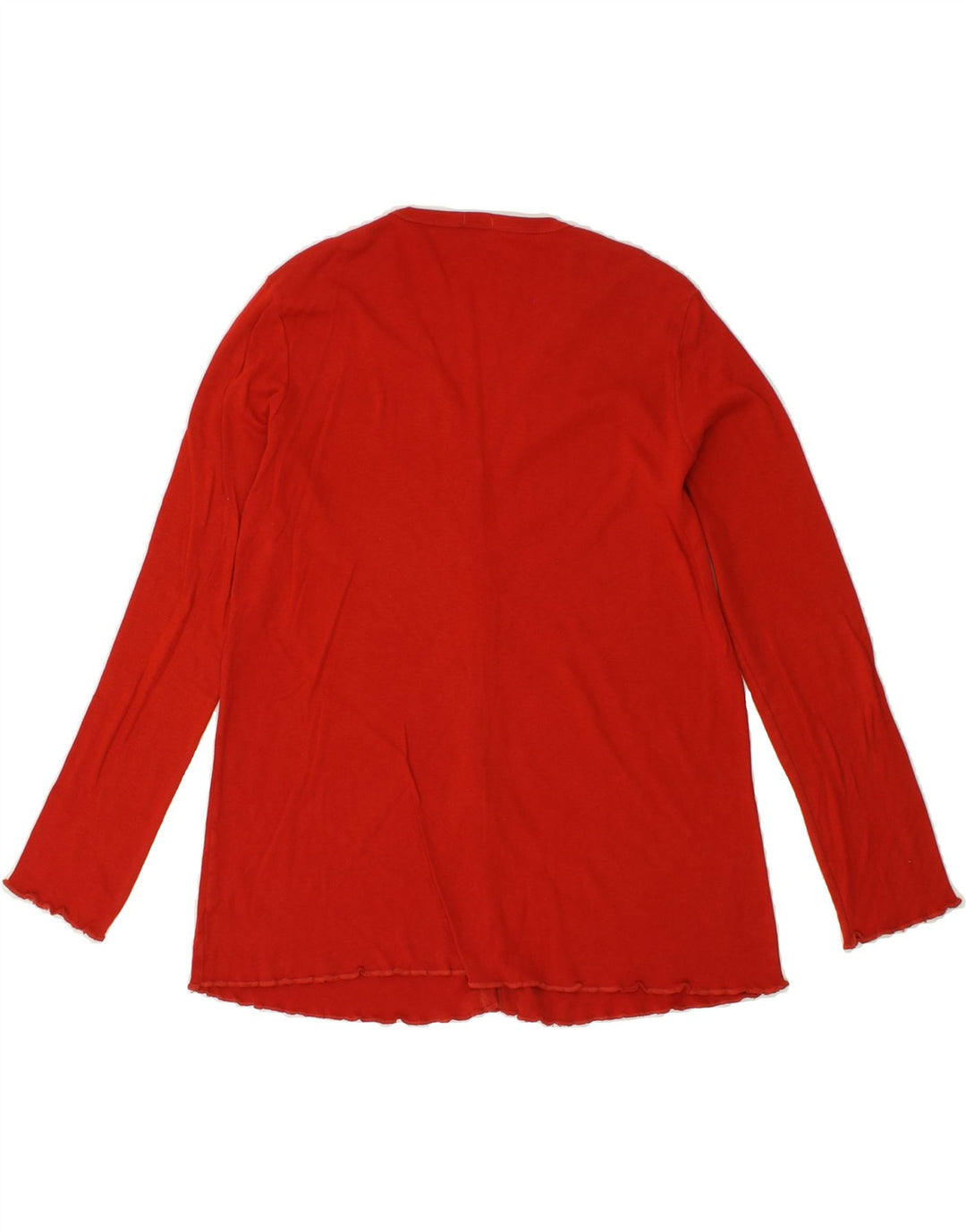 BENETTON Womens Cardigan Sweater UK 10 Small Red Cotton Vintage Benetton and Second-Hand Benetton from Messina Hembry 