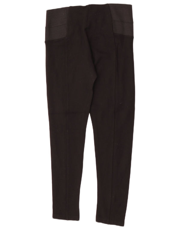 Legginsy damskie Zara, duża, czarna, wiskoza z blokami kolorów