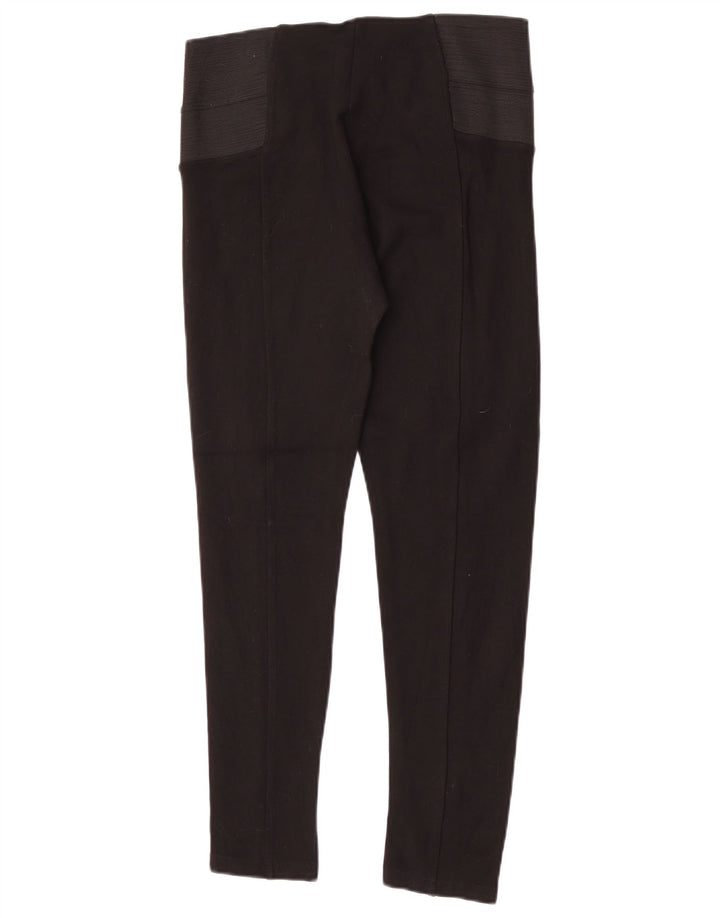Legginsy damskie Zara, duża, czarna, wiskoza z blokami kolorów