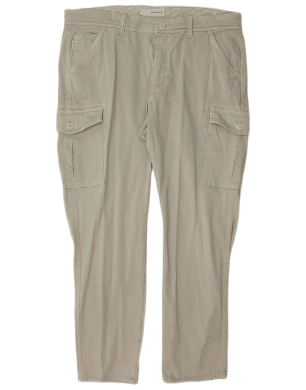 Męskie spodnie cargo w stylu vintage IT 54 2XL W36 L29 Szara bawełna