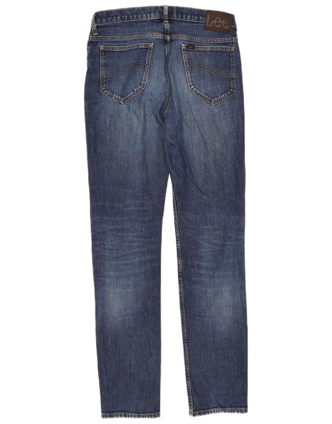 Męskie jeansy Lee Rider Slim W33 L34 Niebieskie bawełniane
