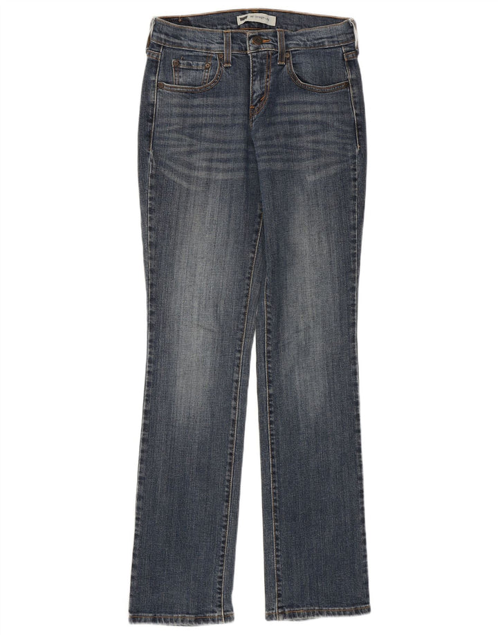 Damskie jeansy LEVI'S 505 Straight US 2 XS W25 L31 Niebieskie bawełniane