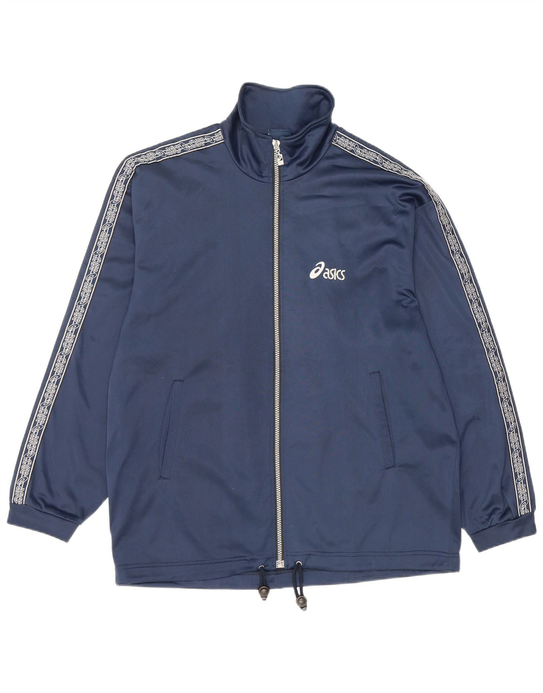 Męska kurtka dresowa Asics Graphic, średnia granatowa