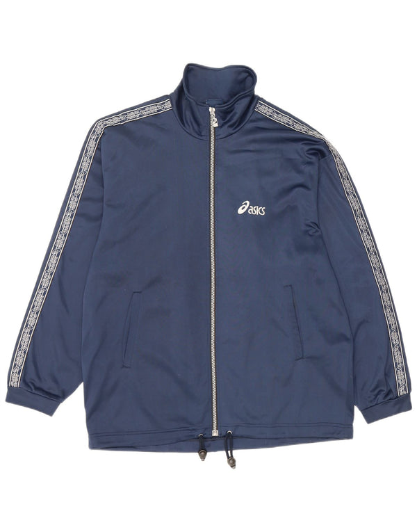 Męska kurtka dresowa Asics Graphic, średnia granatowa