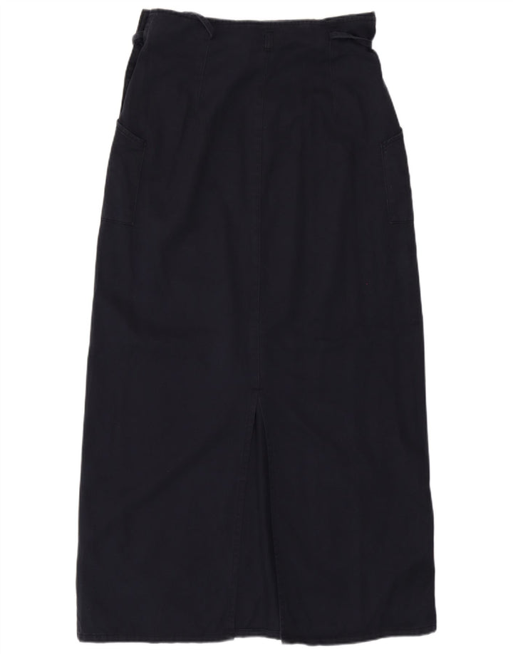 Spódnica maxi damska Benetton IT 42 Medium W28 Granatowa bawełna