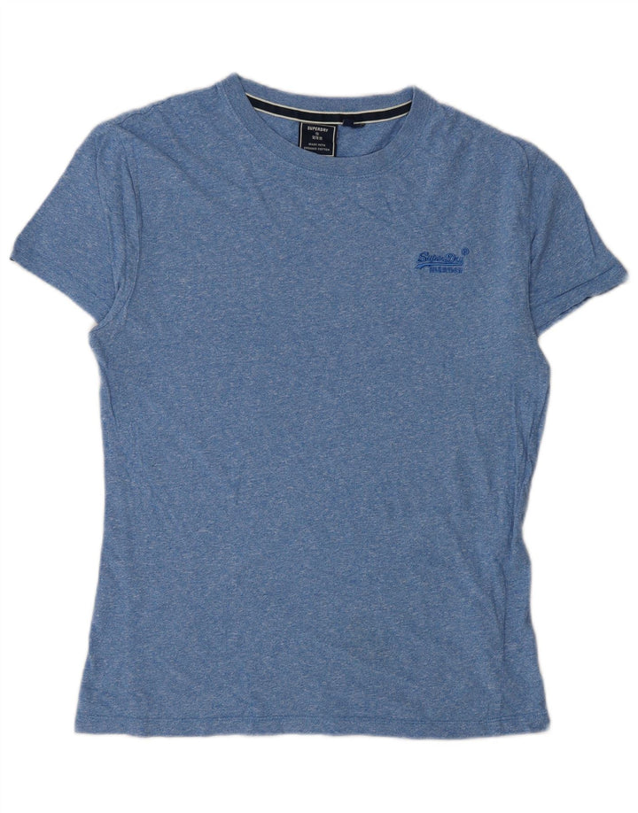 T-shirt męski Superdry, mały, niebieski, bawełniany