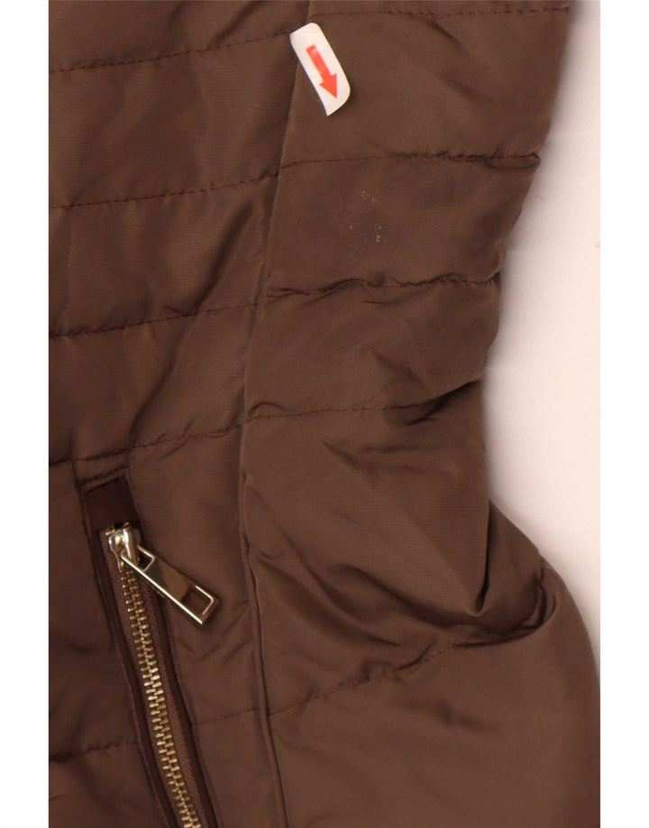 Marks & Spencer Damska kurtka parka z kapturem UK 20 2XL Khaki Poliester