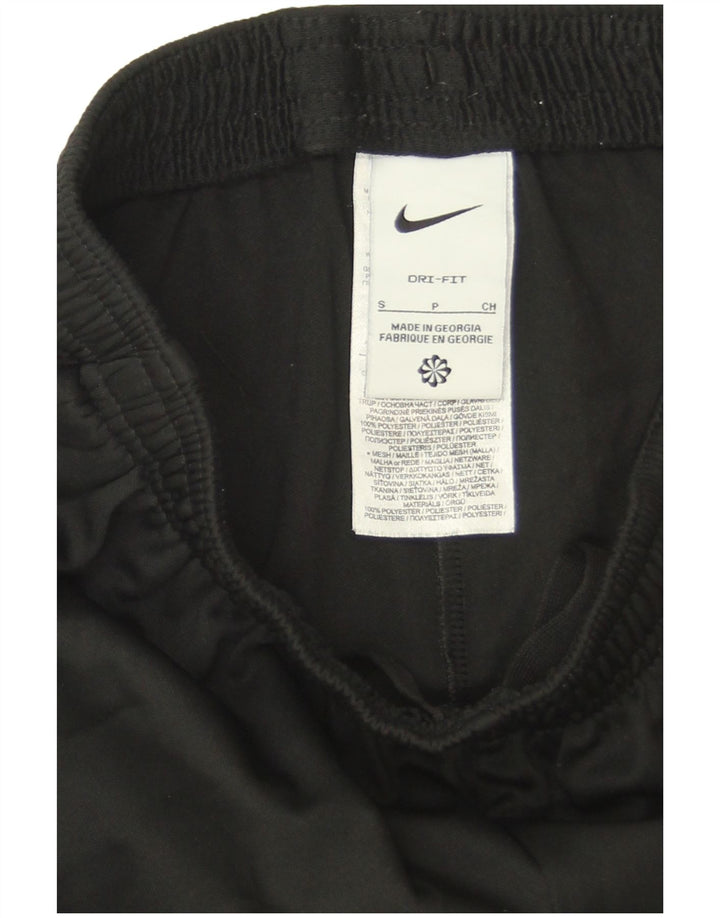 Męskie spodnie dresowe Nike Dri Fit, małe, czarne, poliestrowe bloki kolorów