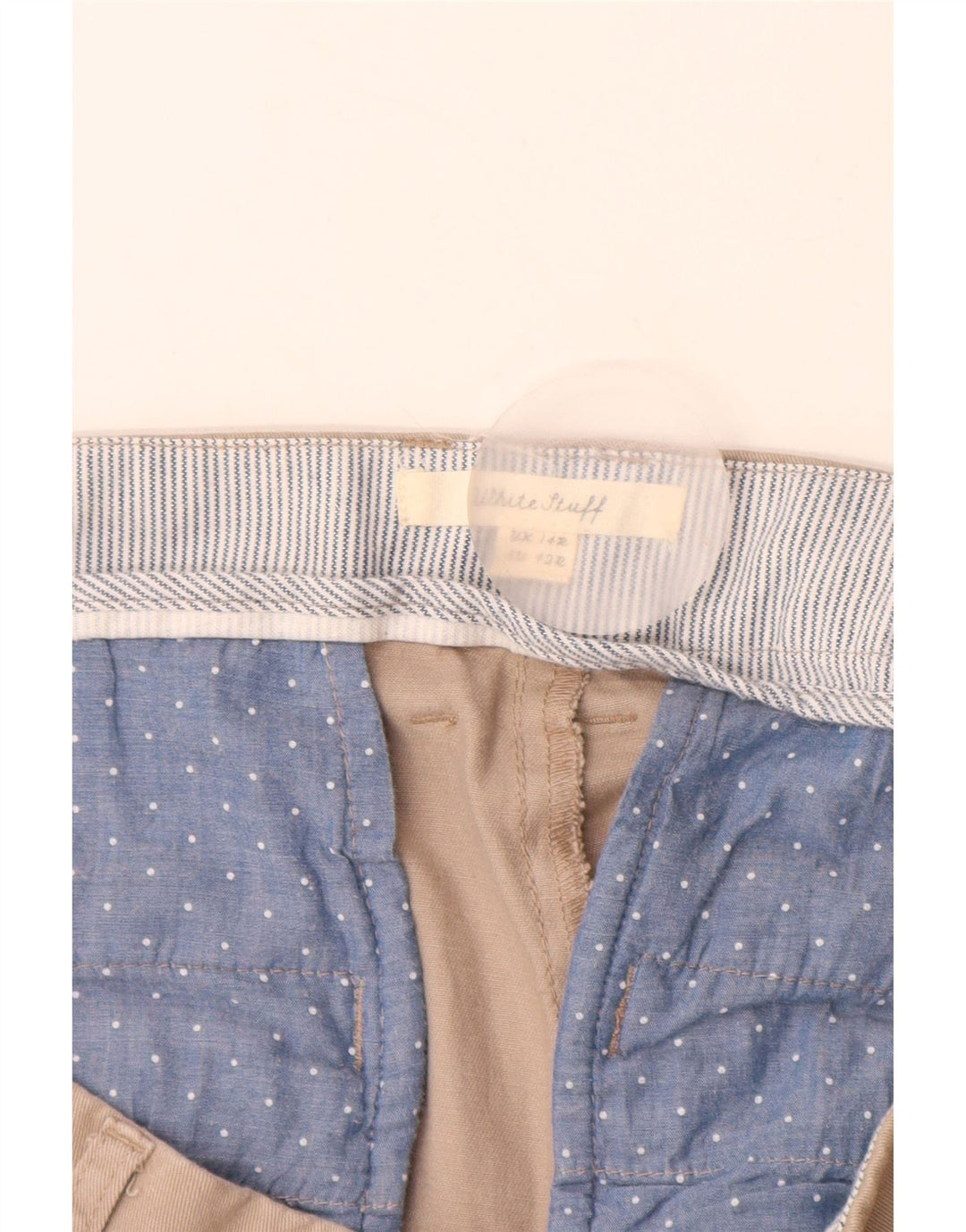 Spodnie damskie WHITE STUFF Chino UK 14 Large W32 L30 Beżowa bawełna