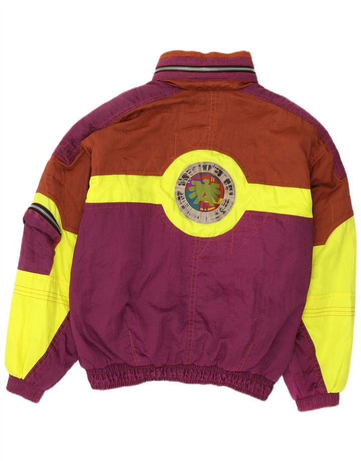 Męska kurtka narciarska z kapturem Asics, UK 44 2XL, wielokolorowa, z blokami kolorów