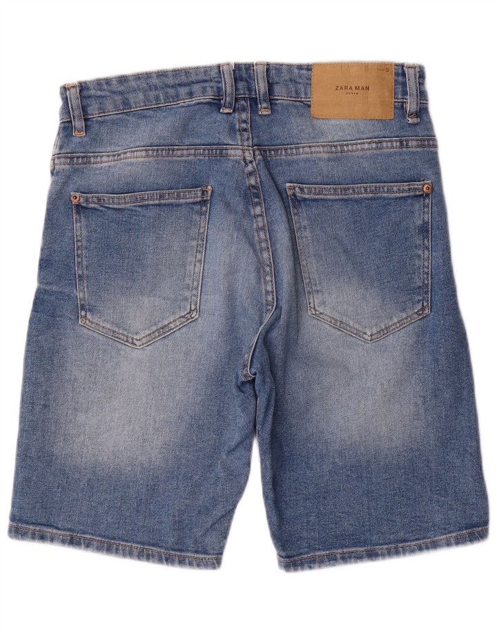 Męskie spodenki jeansowe Zara EU 40 Medium W31, niebieska bawełna