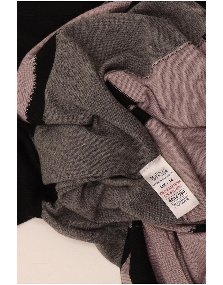 Marks & Spencer Damska dzianinowa sukienka-tunika UK 14 w kolorze średniego różu