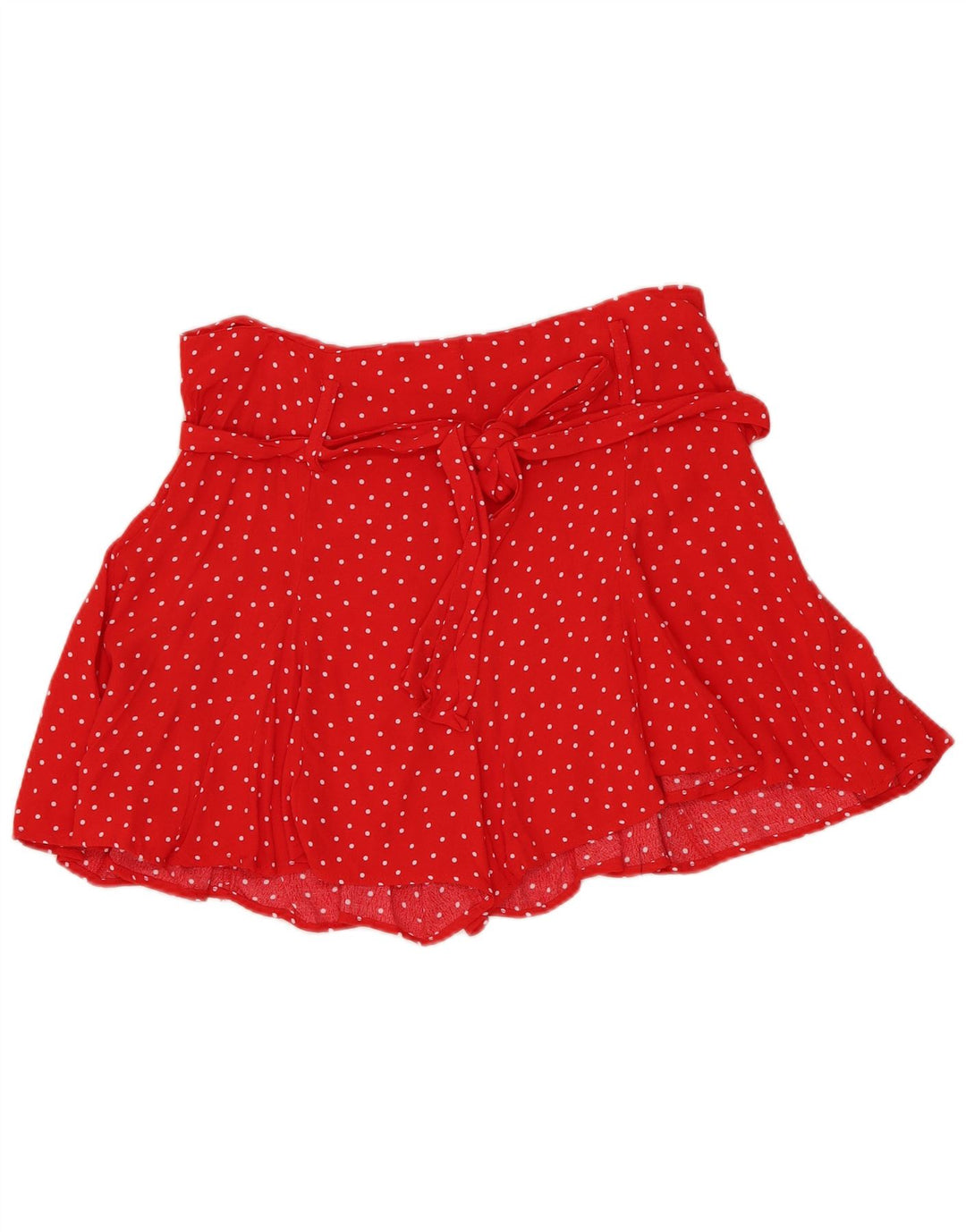 Damska spódniczka mini Zara Medium W28 Red Spotted Wiskoza