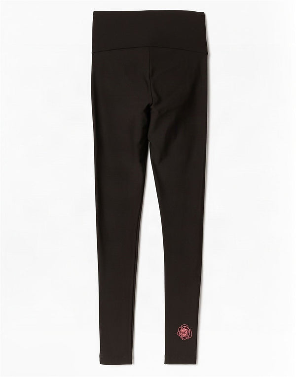 Legginsy damskie Puma UK 4 XS, czarne, kwiatowe poliamidy