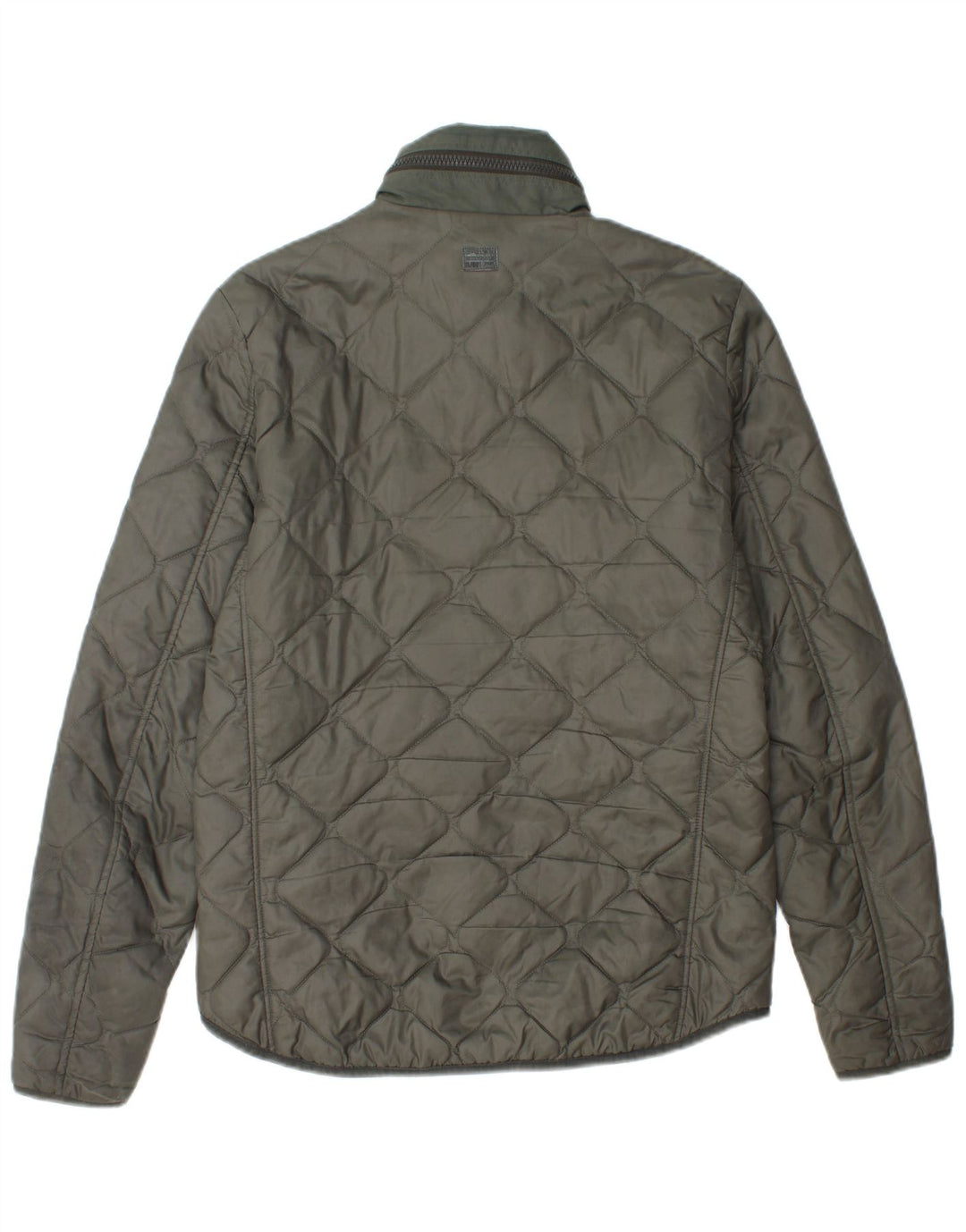 Męska pikowana kurtka z kapturem G-Star UK 36 Small Khaki, poliamid