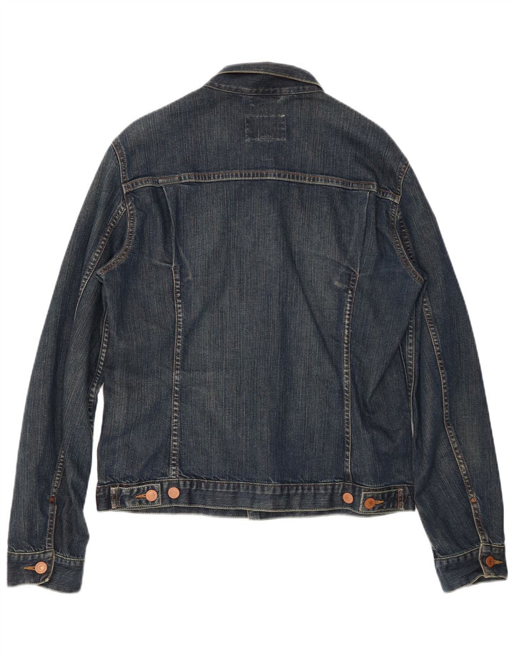 Damska kurtka dżinsowa LEVI'S UK 14, duża, granatowa, bawełniana