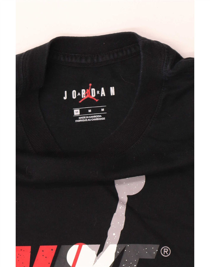 Męski T-shirt z grafiką Jordan, średni czarny