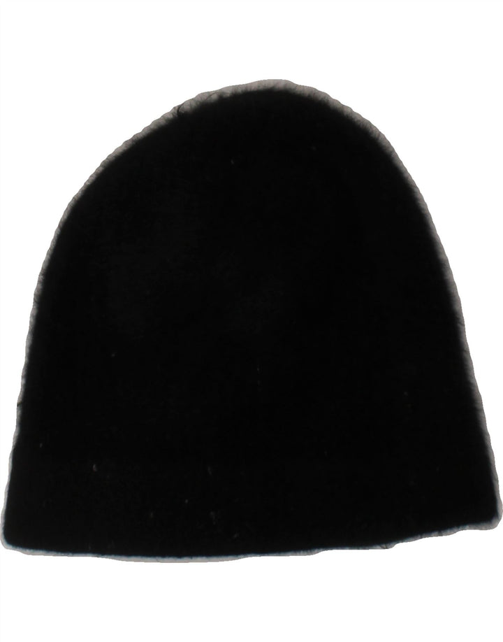 VINTAGE Womens Beanie Hat One Size Black Vintage Vintage and Second-Hand Vintage from Messina Hembry 