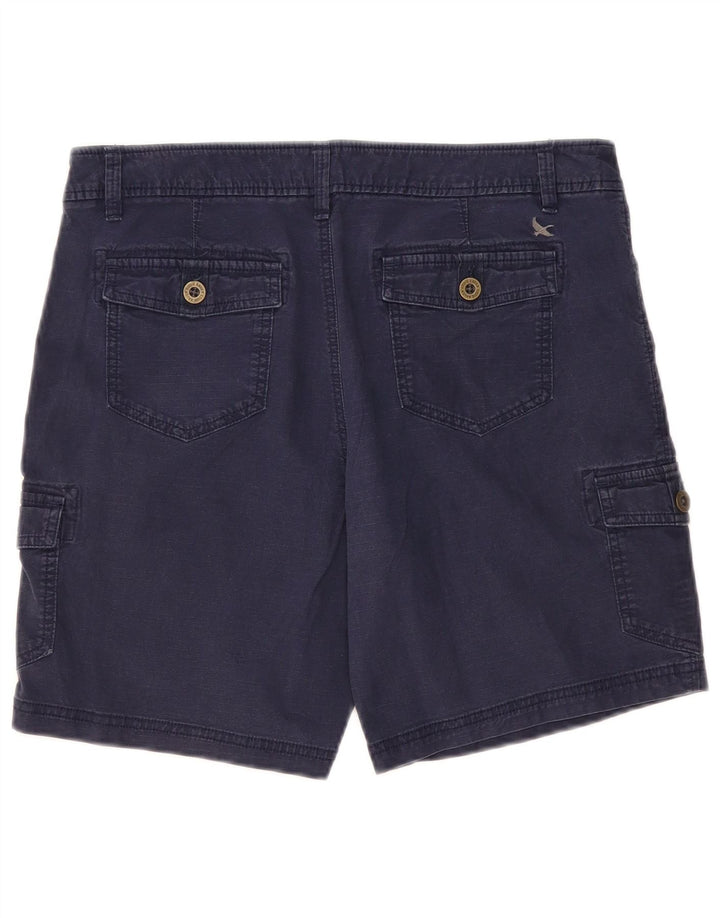 Damskie spodenki bojówki Eddie Bauer US 10 Large W34 Granatowa bawełna