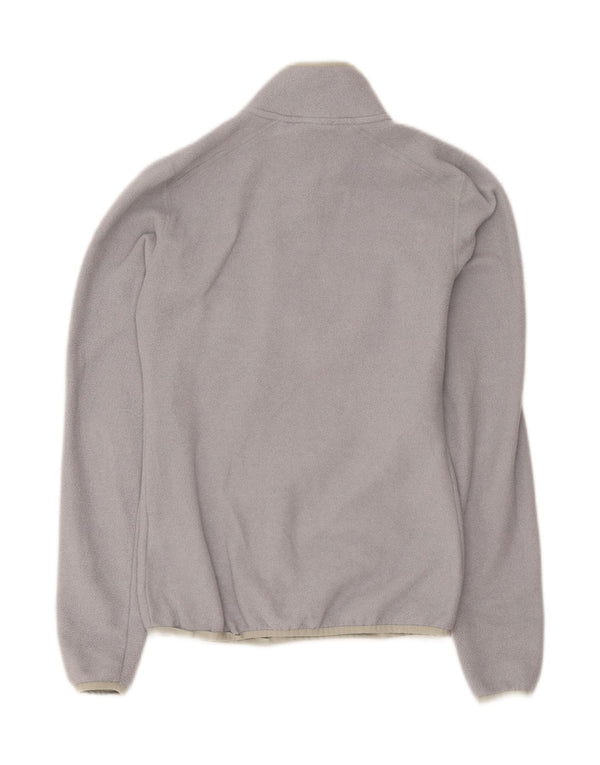 Damski sweter polarowy The North Face z zamkiem błyskawicznym UK 6 XS, szary poliester