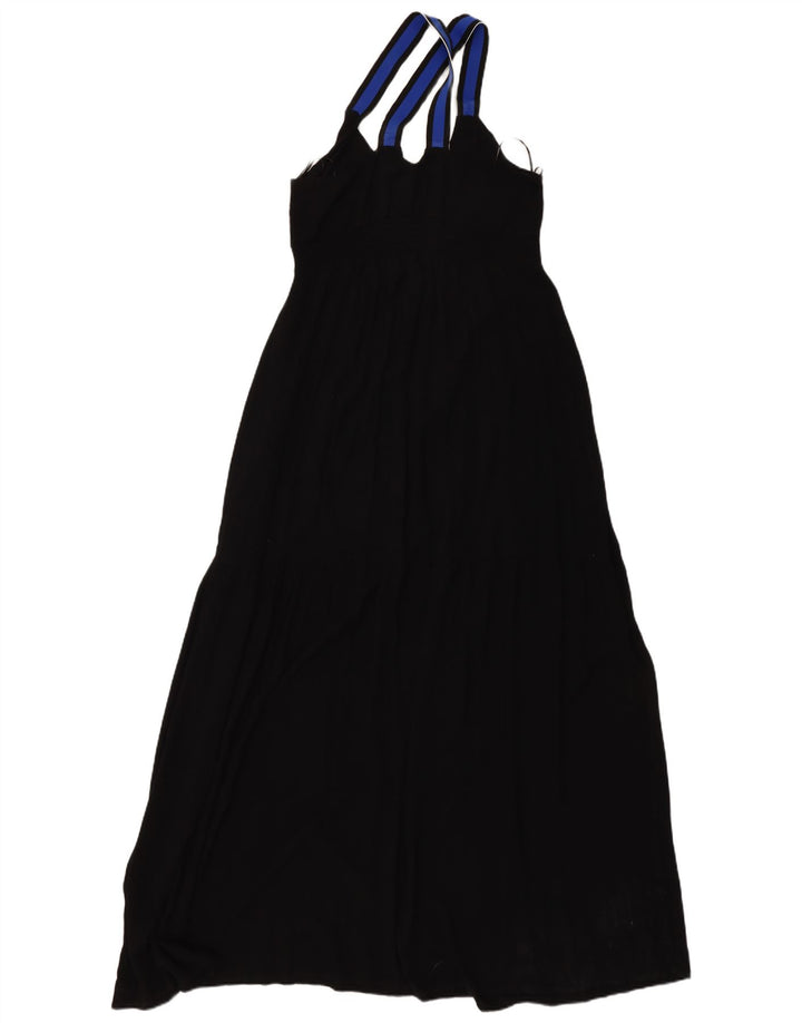 DESIGUAL Damska sukienka maxi w abstrakcyjny wzór EU 40 Średnia czarna artystyczna