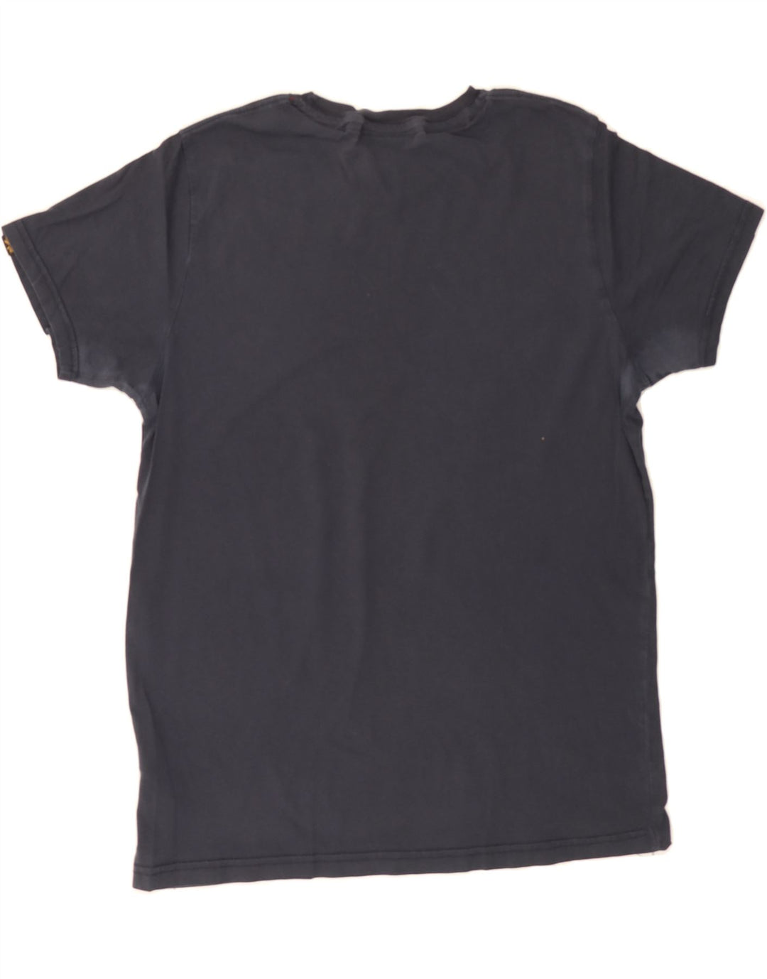ALPHA INDUSTRIES Mens Graphic T-Shirt Top Small Black Cotton Vintage Alpha Industries and Second-Hand Alpha Industries from Messina Hembry 