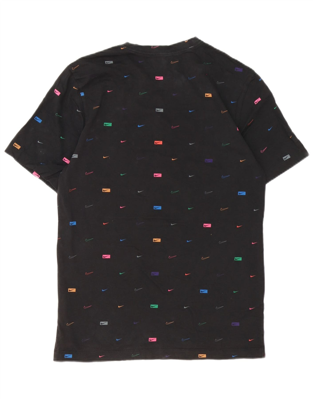 Męski T-shirt z grafiką Nike, mały, czarny, bawełniany