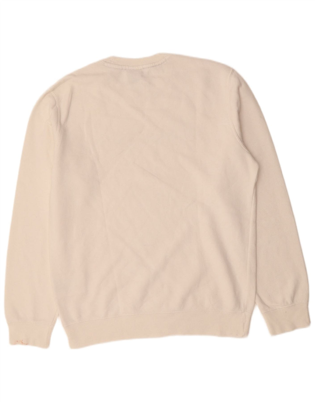 Męska bluza z grafiką CHAMPION, duża, biała, bawełniana