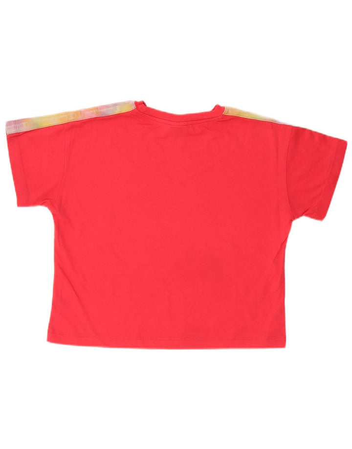 Damska koszulka oversize Champion z grafiką Top UK 10 Small Red Colorblock