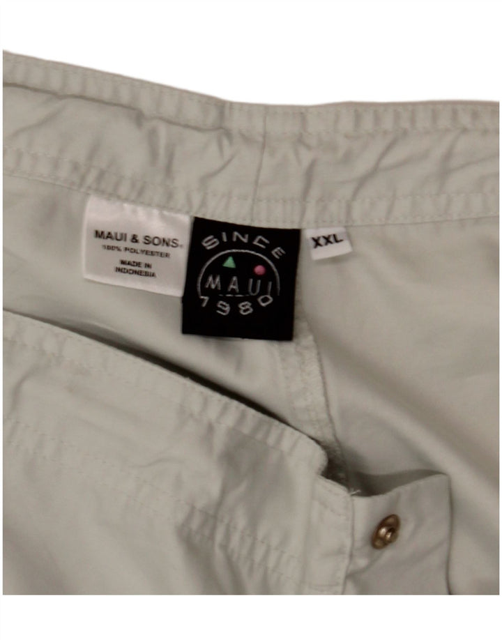 Męskie bermudy MAUI AND SONS Cargo 2XL W40 Szary poliester