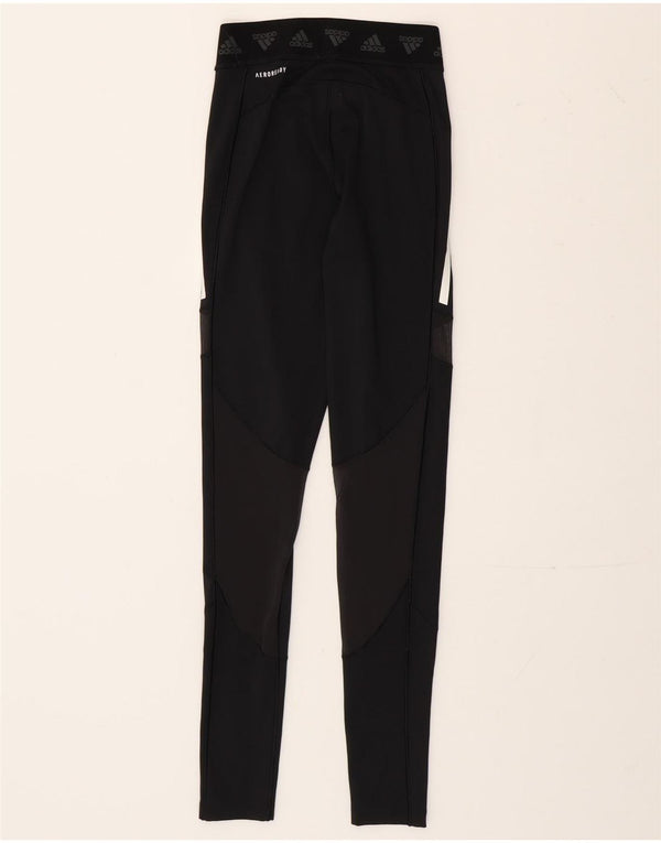 Damskie legginsy Adidas Graphic UK 4/6 XS Czarny poliester