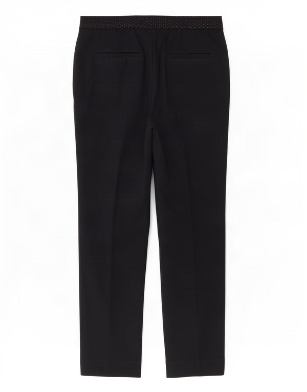 Spodnie damskie Zara Crop Slim Casual, duże W30 L26 Granatowa bawełna
