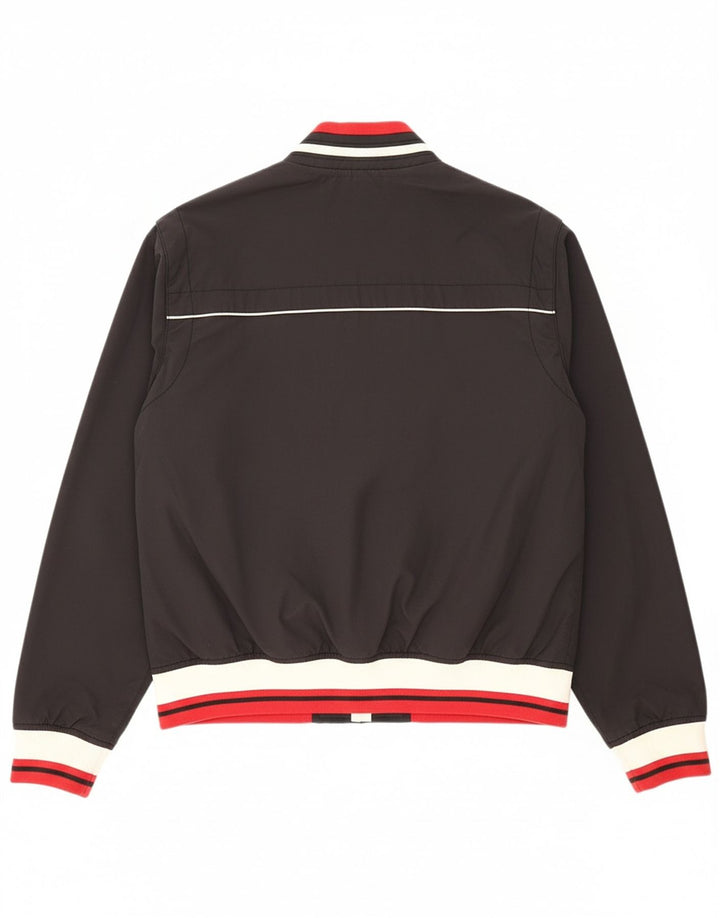 TOMMY HILFIGER Mens Bomber Jacket UK 42 XL Black Nylon