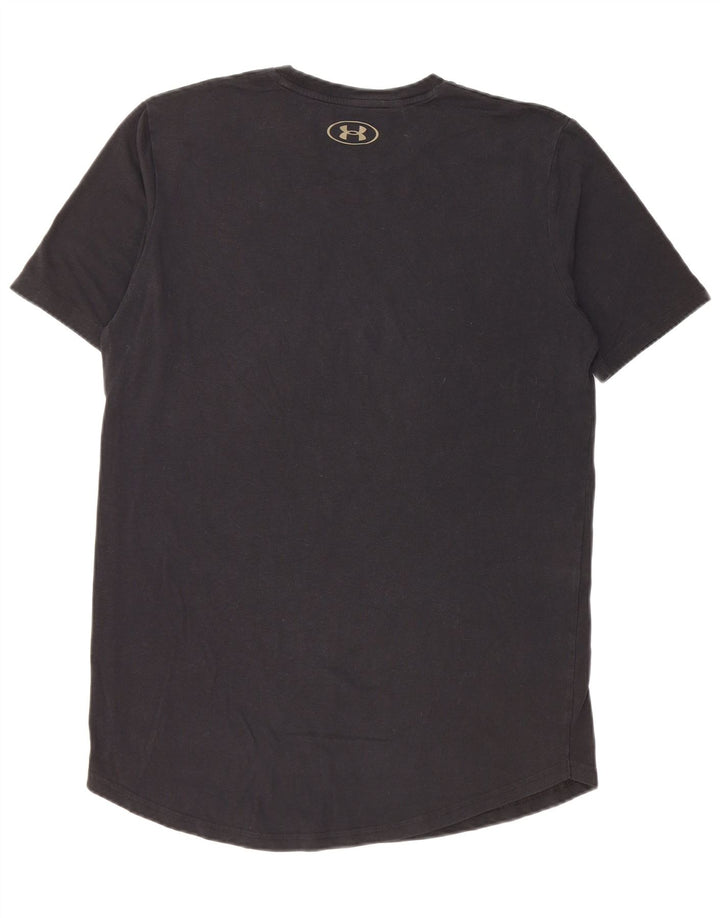 Męski T-shirt z grafiką UNDER ARMOUR, mały, czarny