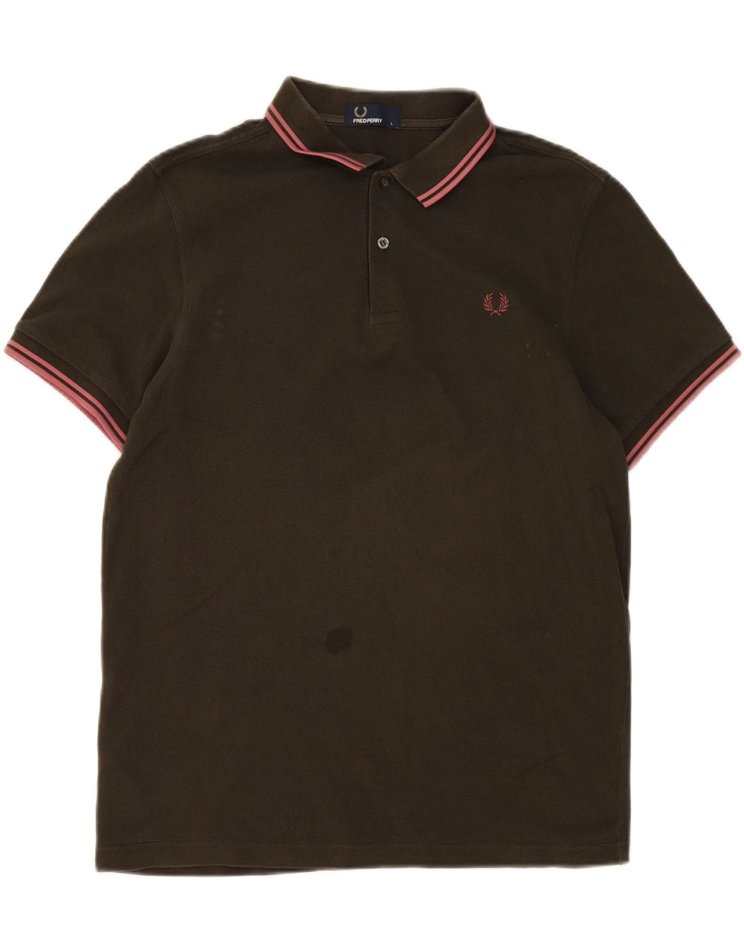 Męska koszulka polo Fred Perry, duża, bawełniana khaki