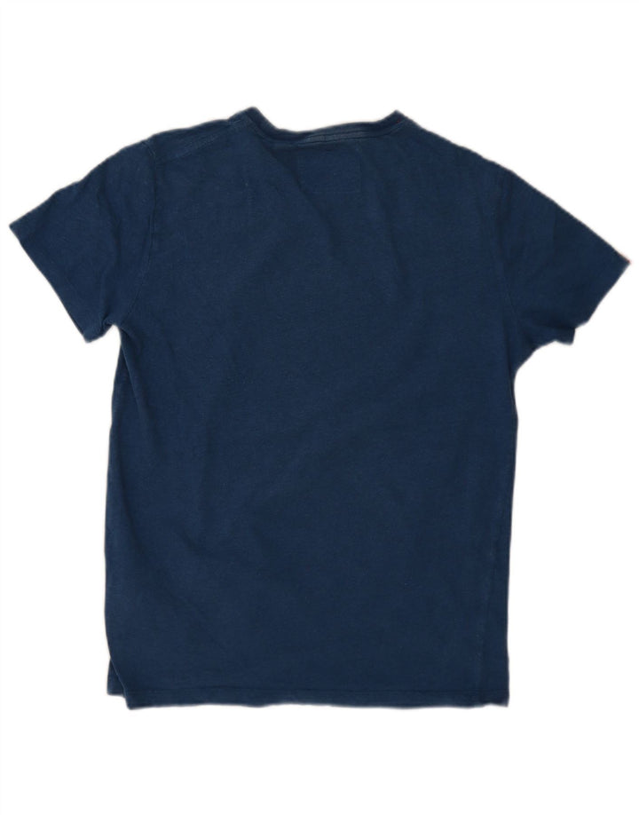 T-shirt męski Superdry, średni, granatowy, bawełniany