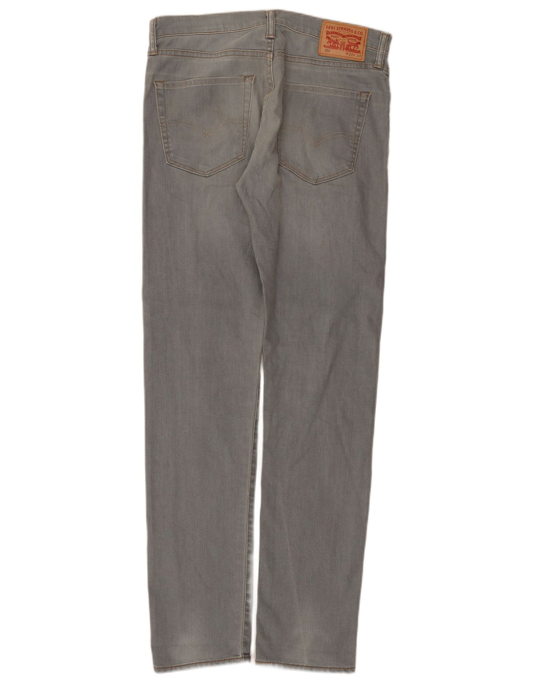 Męskie jeansy Levi's 508 Tapered W31 L34 Szara bawełna