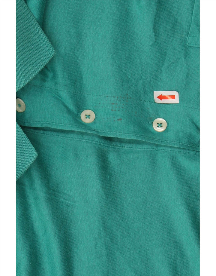 Męska koszulka polo FILA IT 46 Small, zielona bawełniana