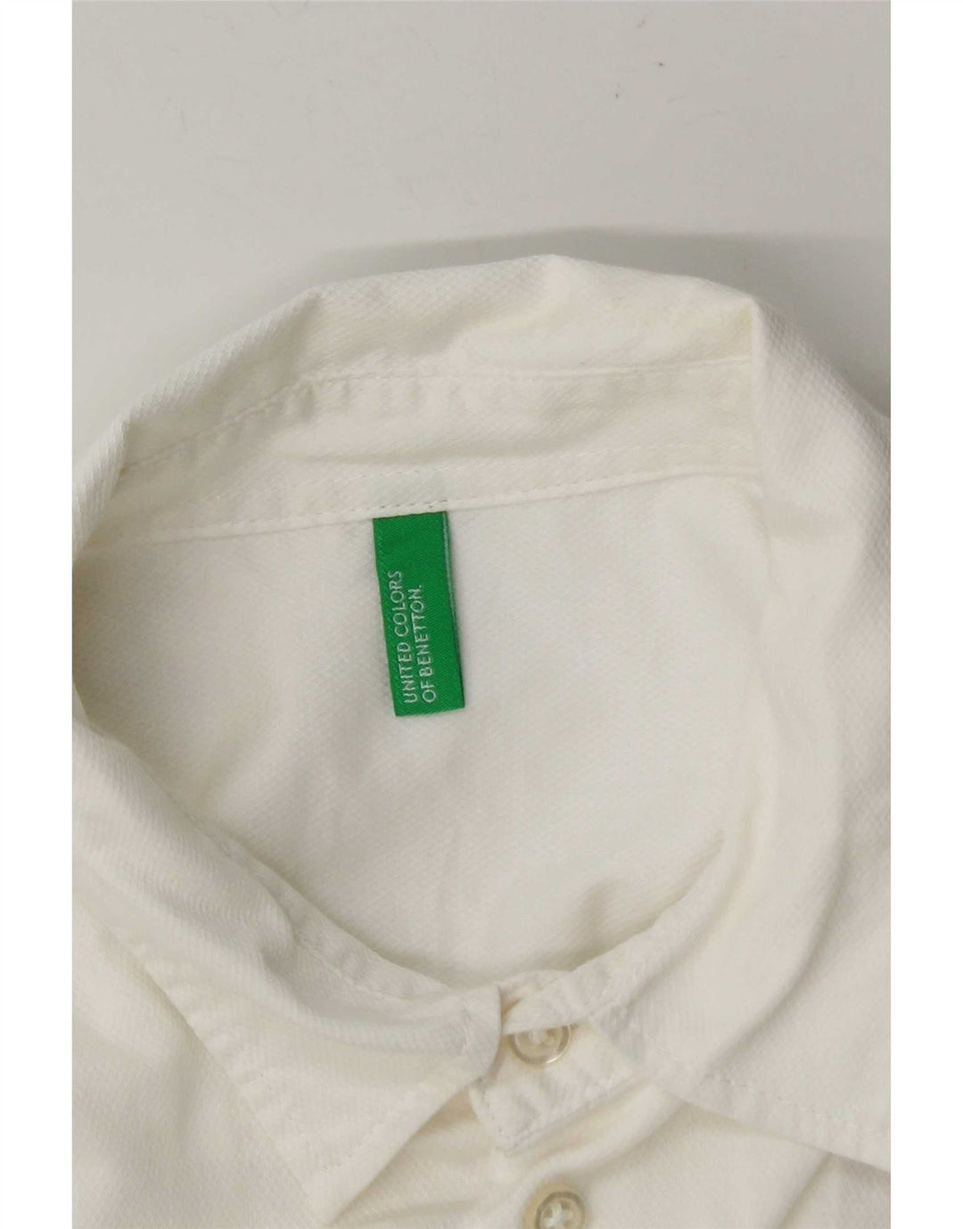 Koszula męska Benetton, mała, biała