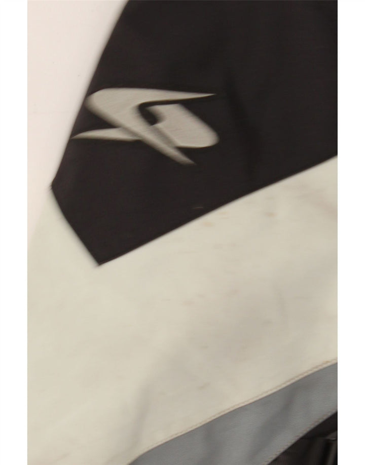 Męska kurtka bomber Spyke Graphic UK 40, duża, czarna, z blokami kolorów