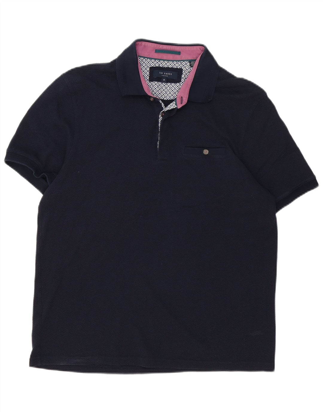 Męska koszulka polo Ted Baker, rozmiar 5 XL, granatowa