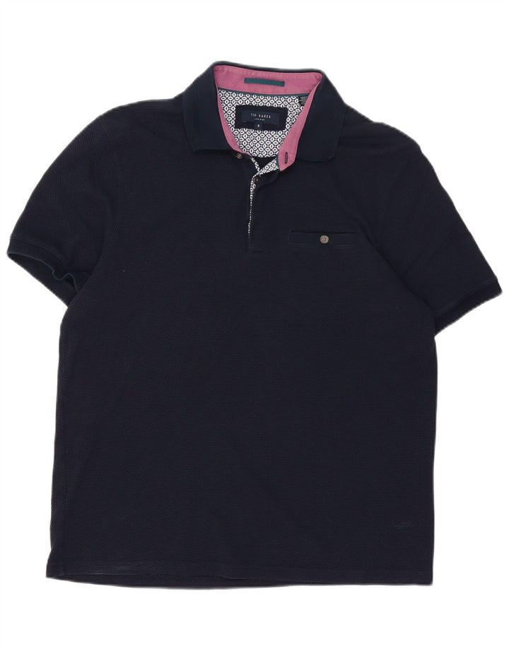 Męska koszulka polo Ted Baker, rozmiar 5 XL, granatowa