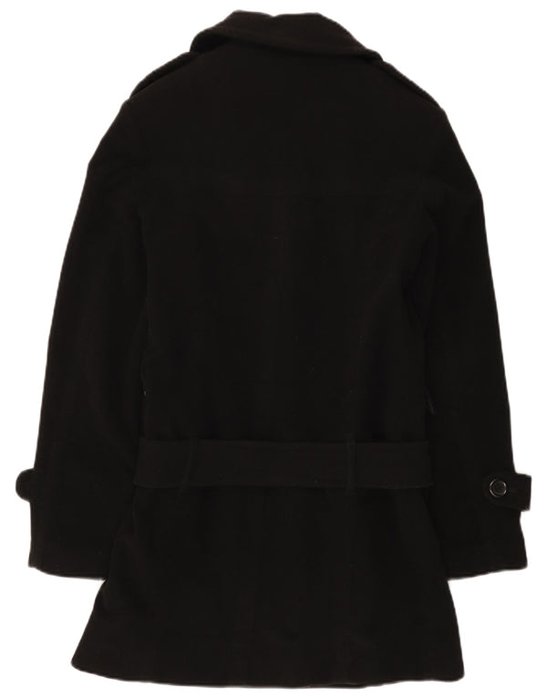 Buffalo damski płaszcz z paskiem UK 10, mały, czarny poliester