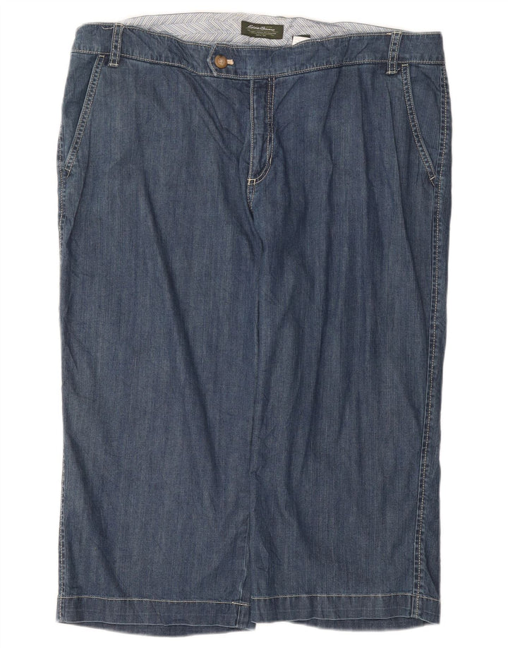 Damskie spodenki jeansowe Eddie Bauer US 18 2XL W38 Niebieskie bawełniane