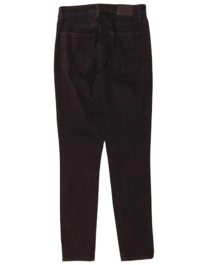 LEVI'S Damskie jeansy skinny z wysokim stanem 721 W28 L28 Czarna bawełna